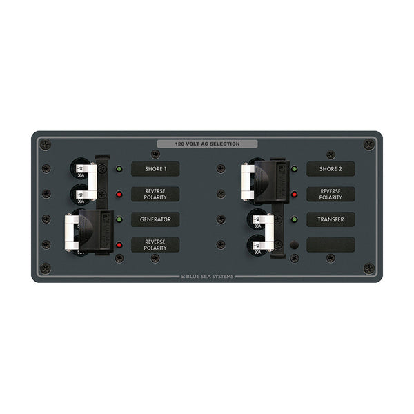 8498 Breaker Panel - AC 3 Sources - White