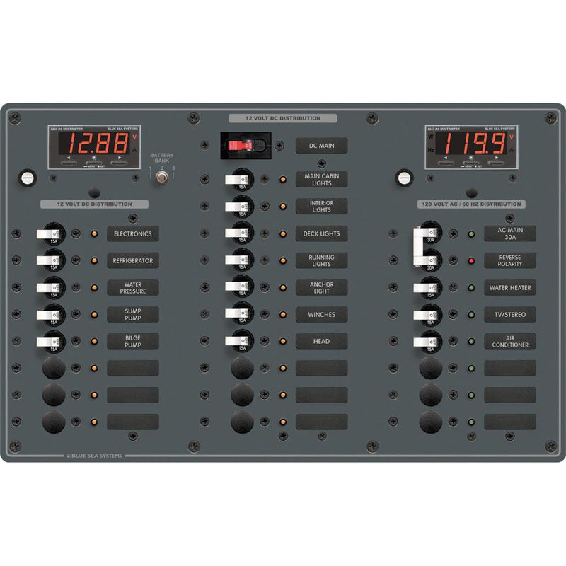 8508 AC Main + 6 Positions / DC Main + 18 Positions