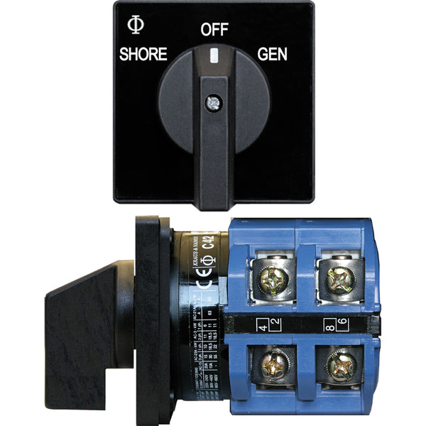 9011 Switch, AV 120VAC 65A OFF +2 Positions