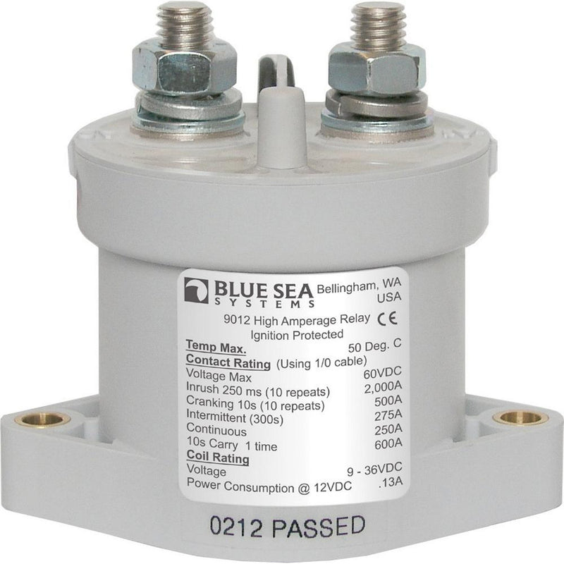 9012 L Solenoid Switch - 12-24VDC - 250A