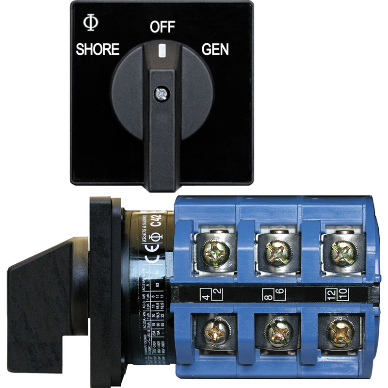 9019 Switch, AC 240VAC 63A OFF +2 Positions