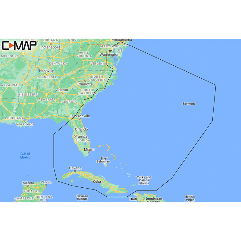 M-NA-Y203-MS Chesapeake Bay to Bahamas REVEAL™ Coastal Chart