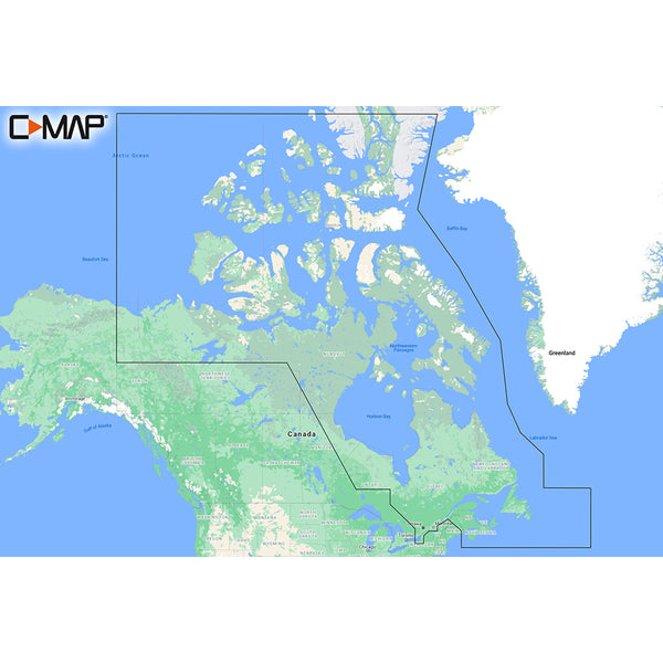 M-NA-Y209-MS Canada North & East REVEAL™ Coastal Chart