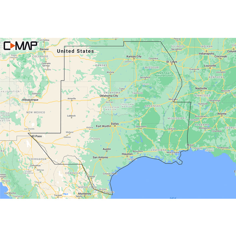 M-NA-Y215-MS US Lakes South Central REVEAL™ Inland Chart