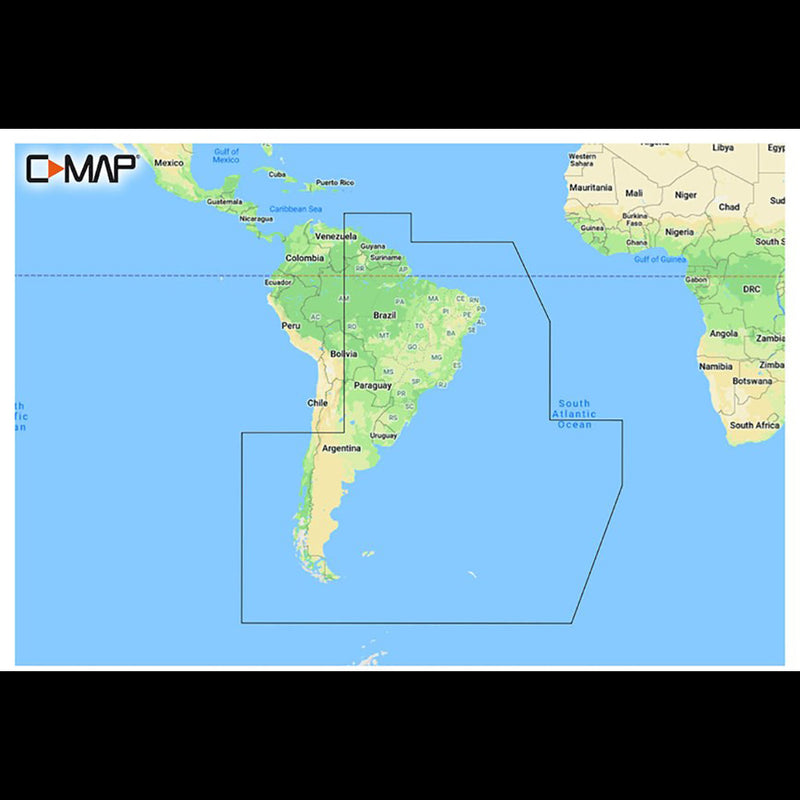 C-MAP REVEAL™ Chart - South America - East Coast