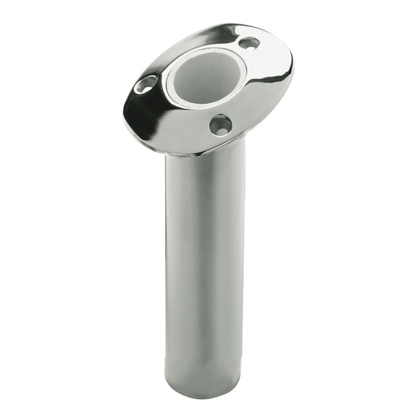 536810C - Flush Mount Rod Holder - 15 Degree - Cast - 10.5" Deep