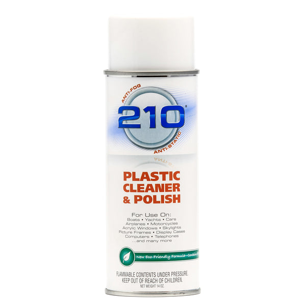 Camco 210 Plastic Cleaner Polish - 14oz Spray - Case of 12