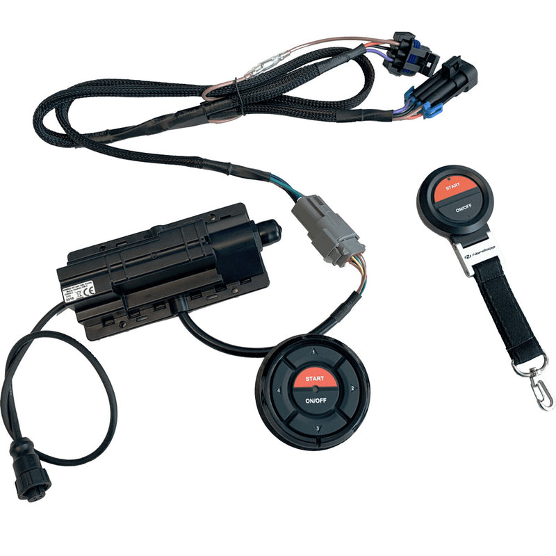 CoastKey Standard Single Mercury Engine Keyless Ignition w/Keyless Stop/Start, Remote Stop/Start, & Ecos