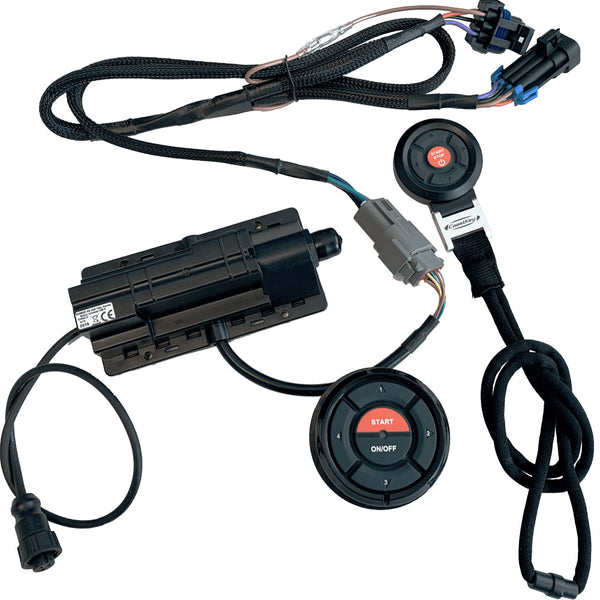 CoastKey Premium Plus Twin Mercury Engine Keyless Ignition w/Keyless Stop/Start, Remote Stop/Start, Ecos Rem Trim/Tilt