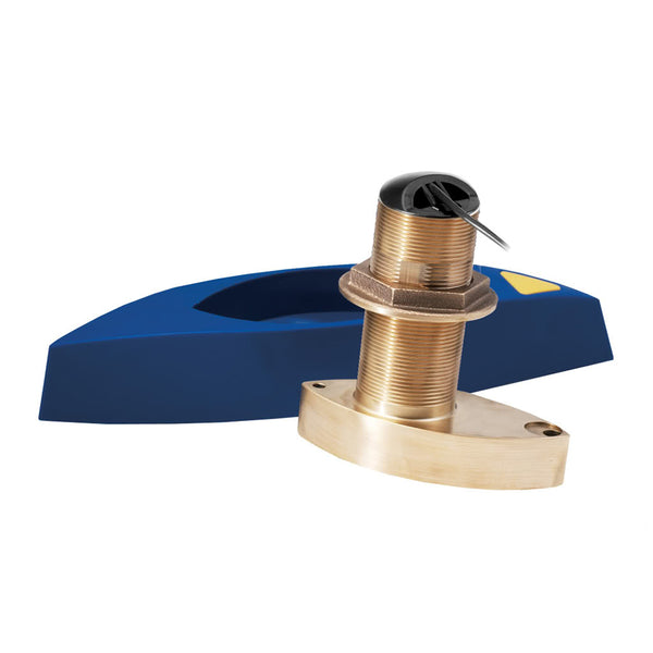 B785M Bronze Thru-Hull Chirp Transducer w/High Speed Fairing Block