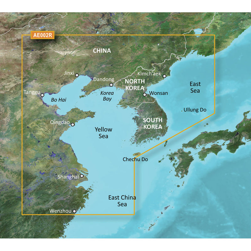 Garmin BlueChart® g3 HD - HXAE002R - Yellow Sea - microSD™/SD™