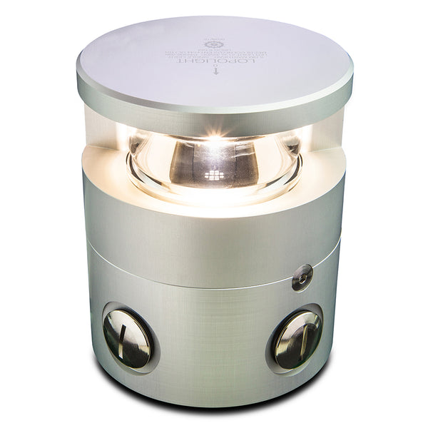 300-036 - Masthead Light - 5NM - Horizontal Mount - White - Silver Housing