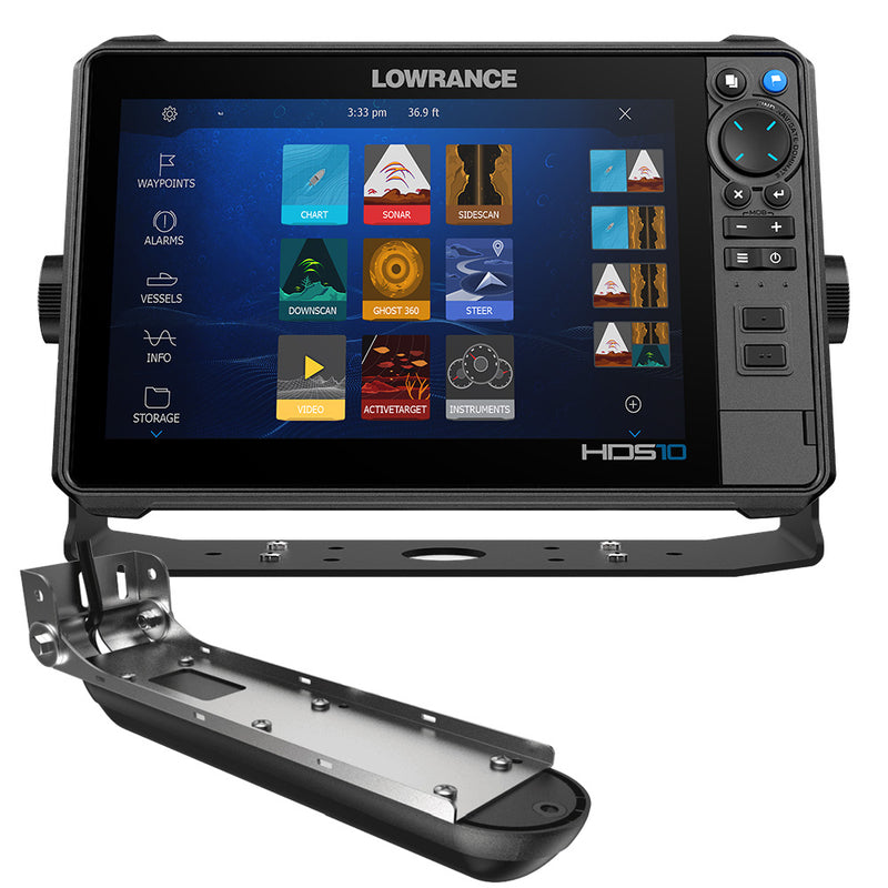 Lowrance HDS PRO 10 - w/ Preloaded C-MAP DISCOVER OnBoard & Active Imaging HD Transducer