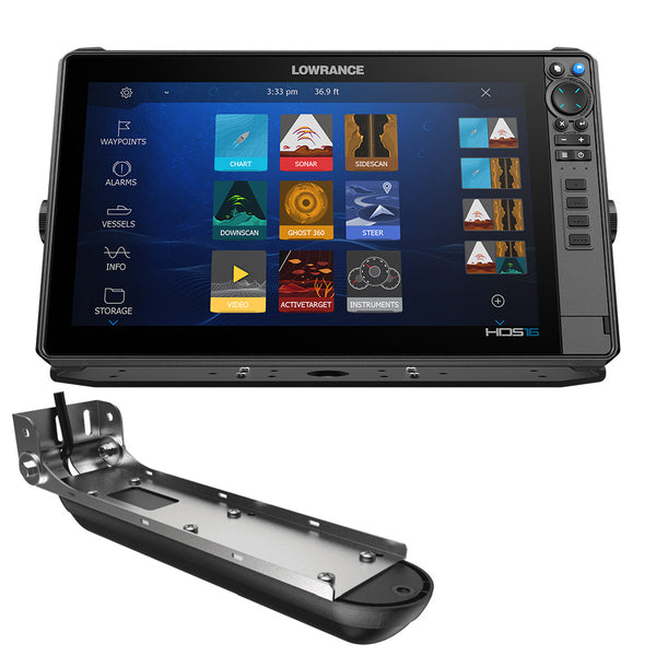 Lowrance HDS PRO 16 - w/ Preloaded C-MAP DISCOVER OnBoard & Active Imaging HD Transducer