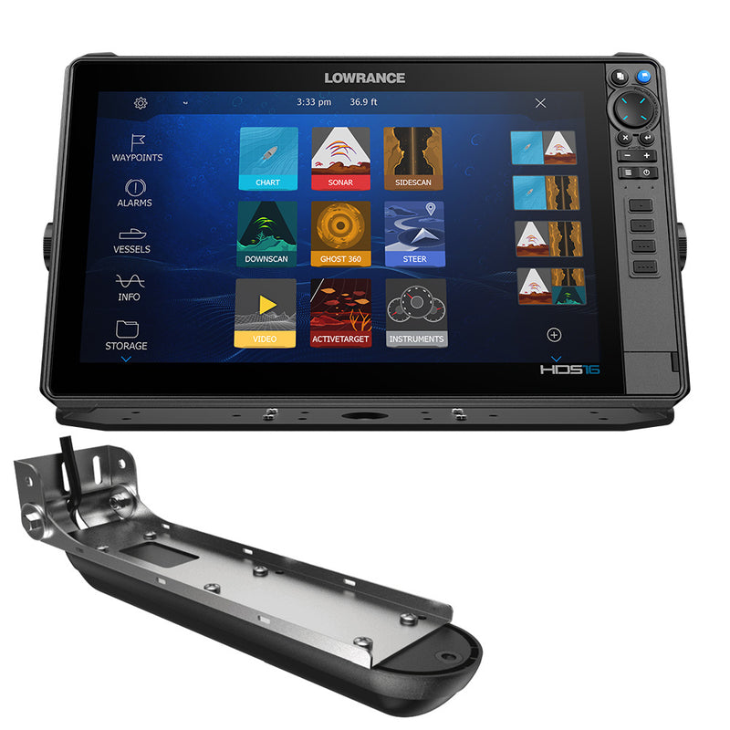 Lowrance HDS PRO 16 - w/ Preloaded C-MAP DISCOVER OnBoard & Active Imaging HD Transducer