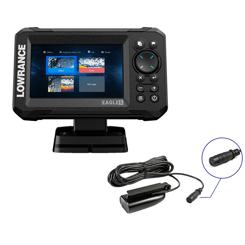 Lowrance Eagle 5 Combo w/SplitShot Transducer