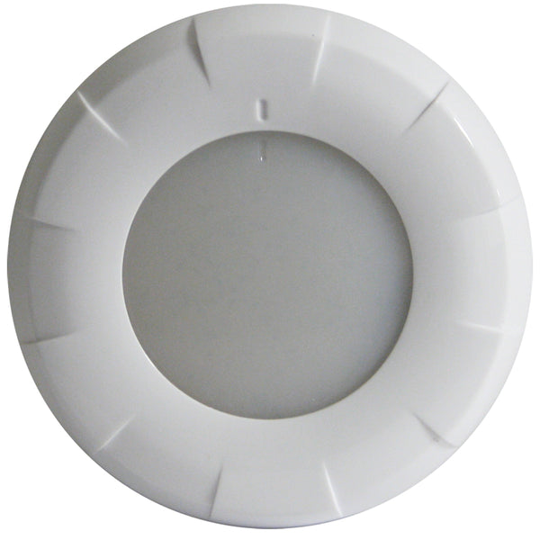 Lumitec Aurora LED Dome Light - White Finish - White Dimming