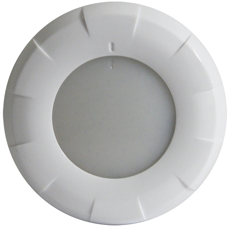 Lumitec Aurora LED Dome Light - White Finish - White Dimming