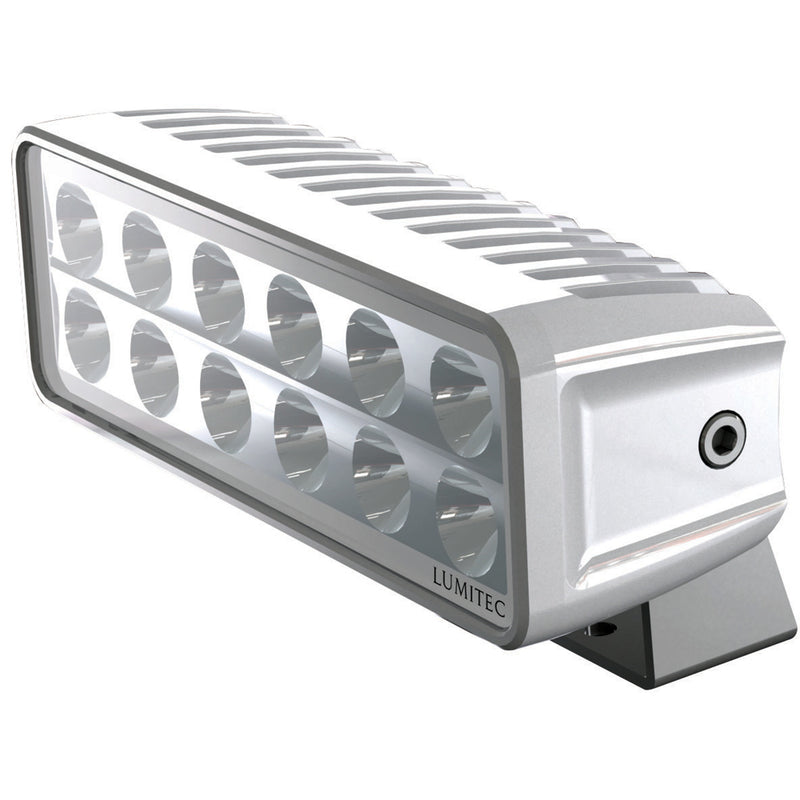 Lumitec Maxillume h60 - Trunnion Mount Flood Light - White Dimming - White Housing