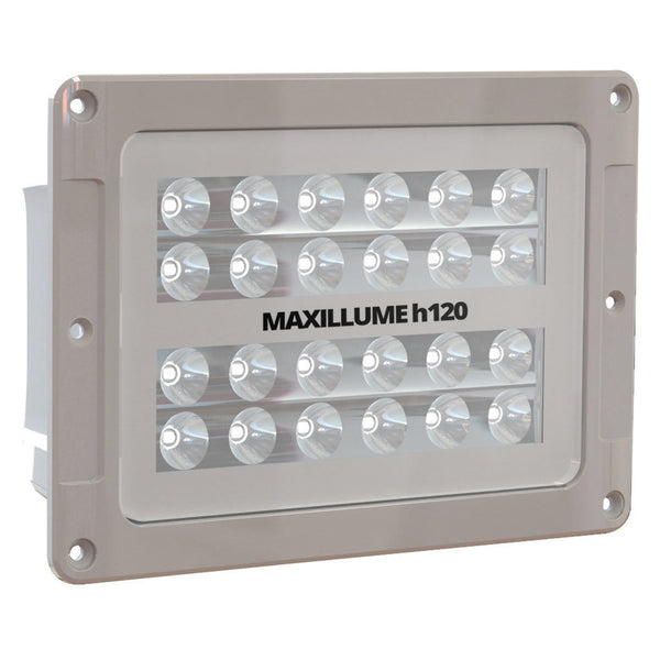 Lumitec Maxillume h120 - Flush Mount Flood Light - White Housing - White Dimming
