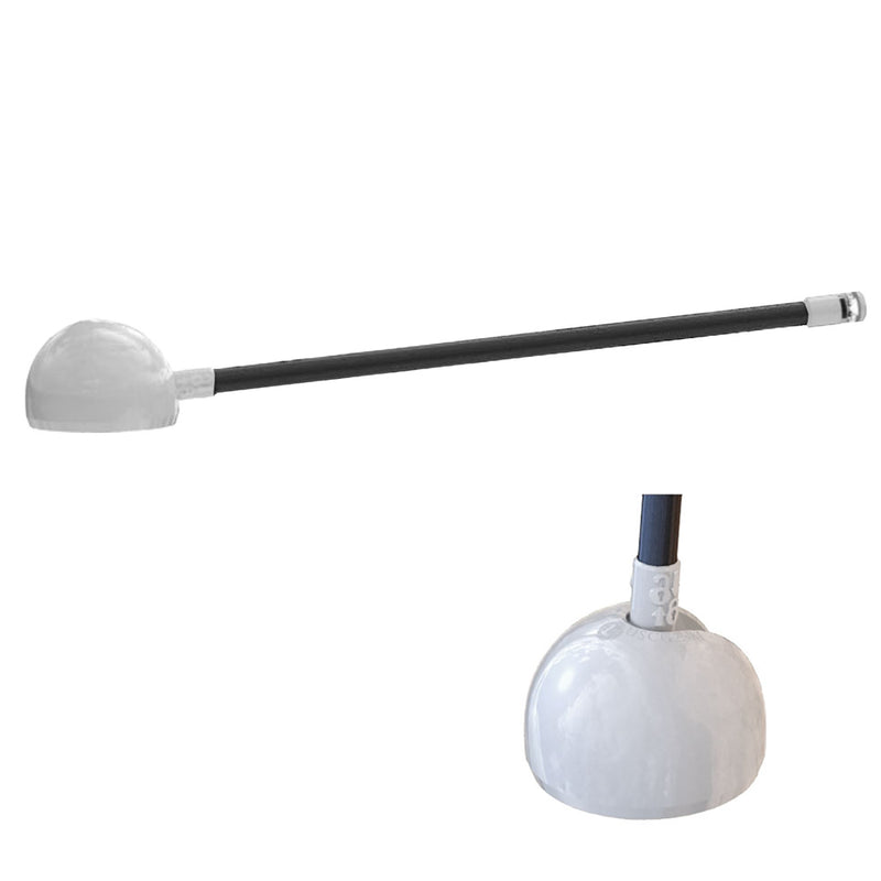 Lumitec Contour Anchor Light - 39" - Black Shaft White Base