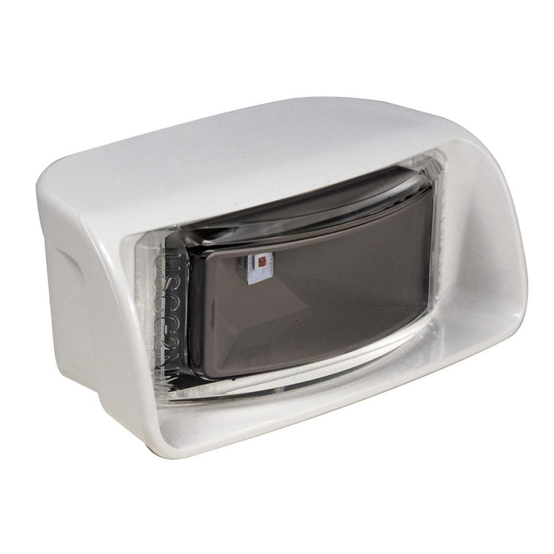 Lumitec Contour Drop-In Navigation Light - Port Red - White Housing