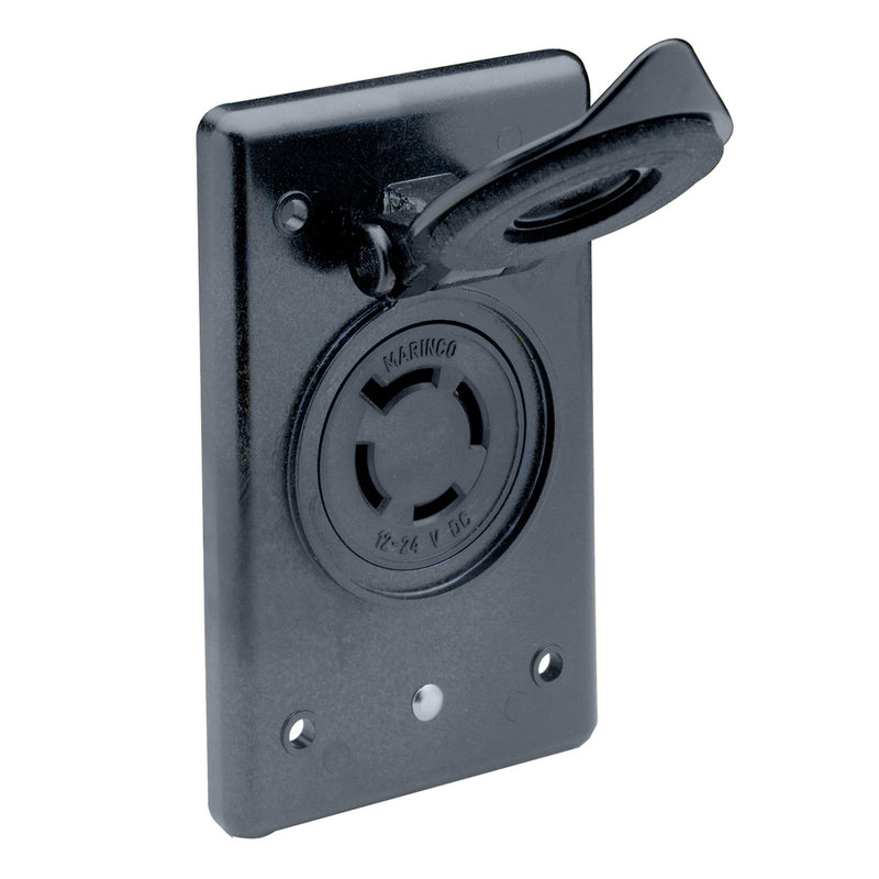 2018BR-MB 12/24V Receptacle w/Flip Lid