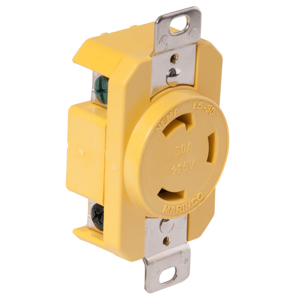 305CRR 30A Receptacle - Yellow - 125V