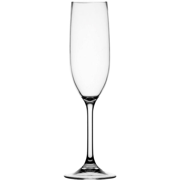 Marine Business Non-Slip Flute Glass Party - CLEAR TRITAN™ - Set of 6