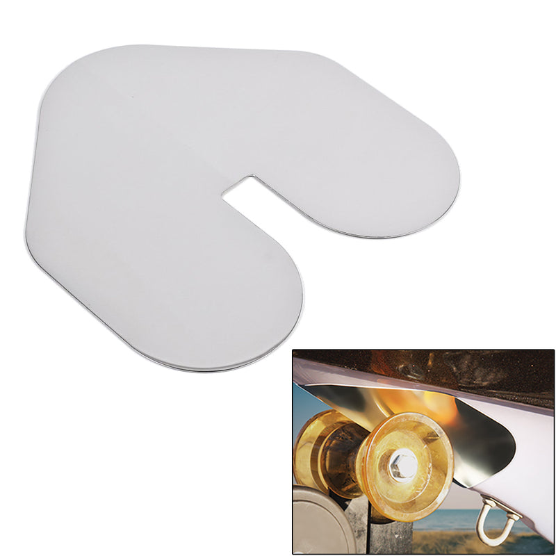 Megaware ScuffBuster™ Standard with Notch - 5.75" x 4.5" - Notched Bowguard - 22G - Stainless Steel
