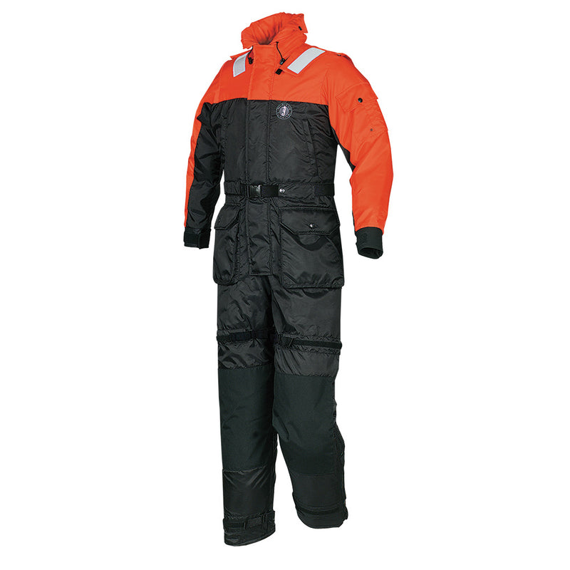 Mustang Deluxe Anti-Exposure Coverall & Worksuit GS Version - Orange/Black - XL