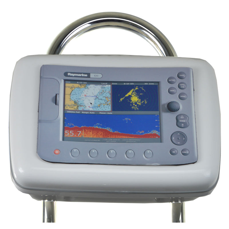 GP1051 SailPod Precut f/Raymarine C80, E80 & Simrad NSE8 f/ 9.5" Pedestal Guard