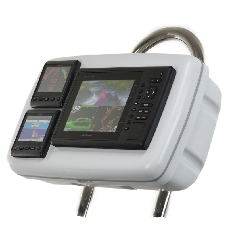 GP1088 SystemPod Pre-Cut f/Garmin 820/820xs/840xs & 2 Instruments f/9.5" Wide Guard