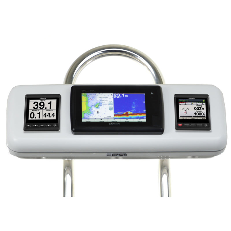 GP1603 SystemPod Pre-Cut f/Garmin 720/721/ 740/740s/ 741/721xs/741xs/ 70s/70dv & 2 Instruments f/9.5" Wide Guard