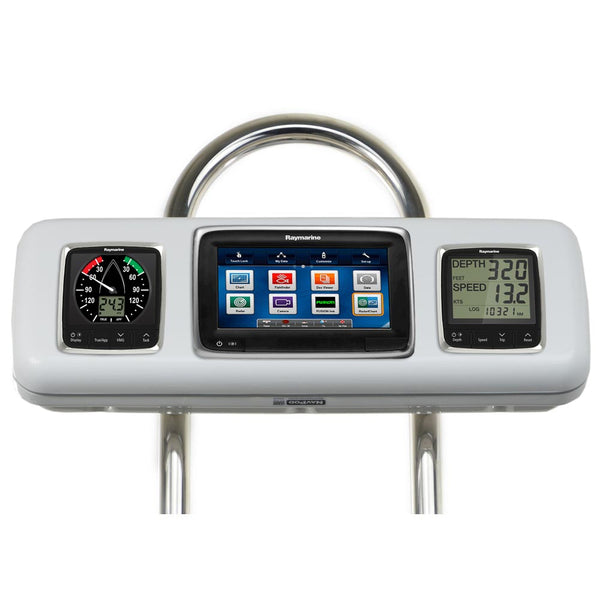 GP1605 SystemPod Pre-Cut f/Raymarine a75/a77/a78 & 2 Instruments f/9.5" Wide Guard