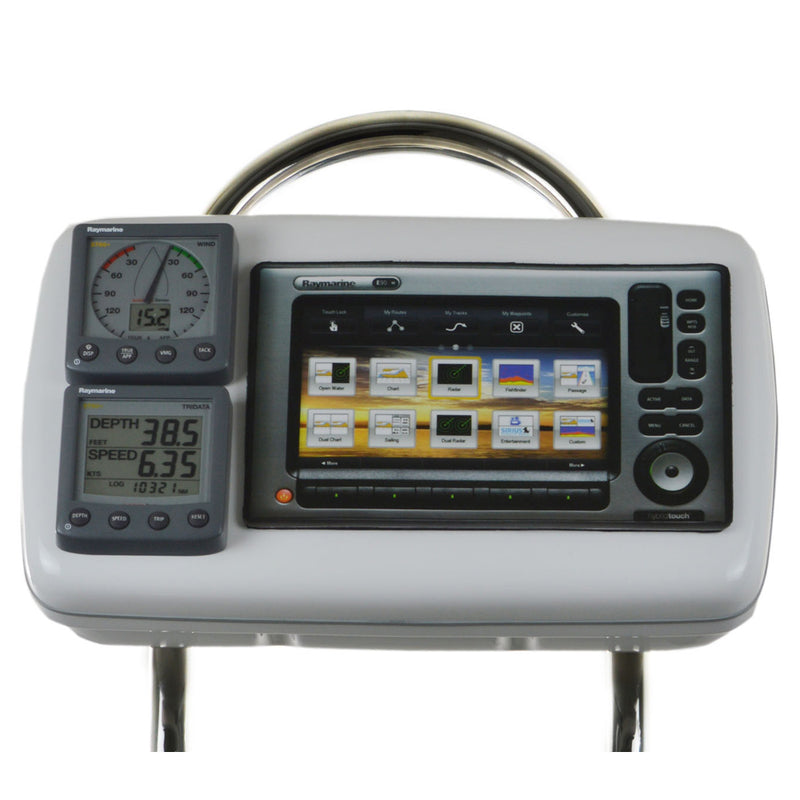 GP2081 SailPod Precut f/Raymarine C90W & E90W 2 ST60s f/12" Guard