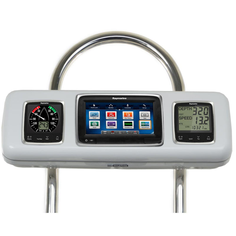 GP2605 SystemPod Pre-Cut f/Raymarine a75 / a77 / a78 & 2 Instruments f/12" WIde Guard