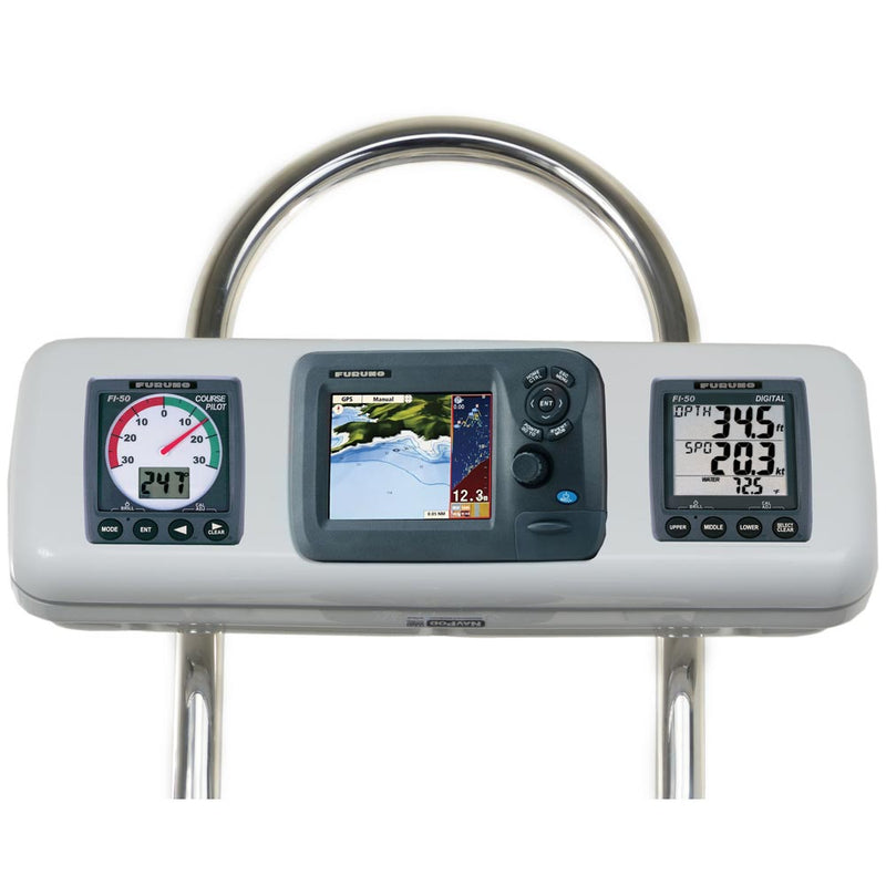 GP2607 SystemPod Pre-Cut f/Furuno GP1670/GP1670F 5.7" & 2 Instruments f/12" Wide Guard