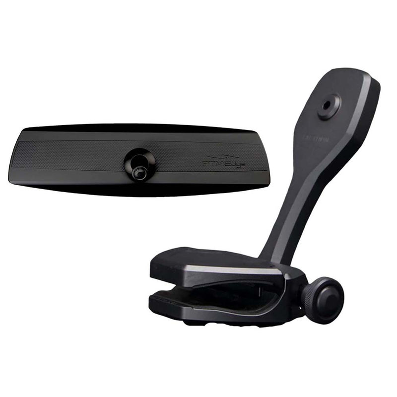 PTM Watersports Mirror/Bracket Kit w/VR-140 Elite Mirror & ZXR-361 (Black)