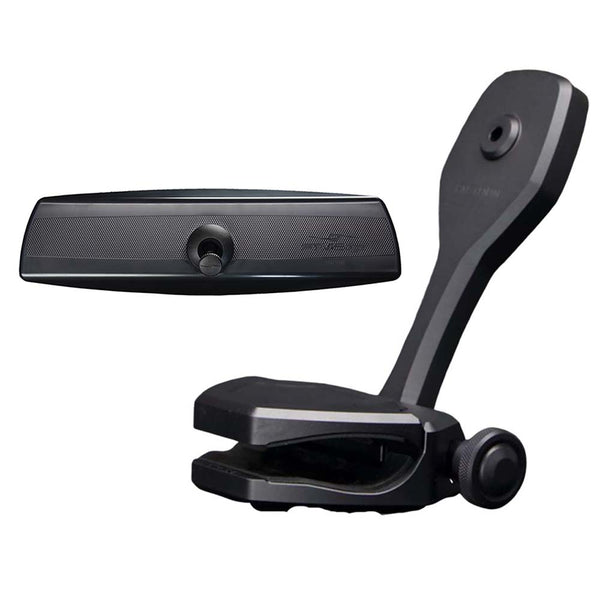 PTM Watersports Mirror/Bracket Kit w/VR-140 PRO Mirror & ZXR-361 (Black)