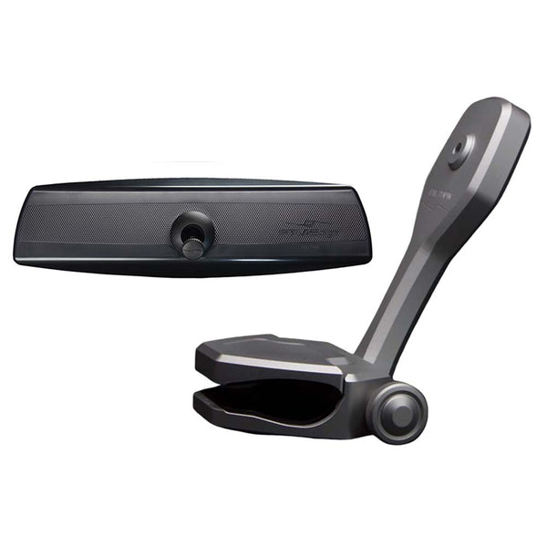 PTM Watersports Mirror/Bracket Kit w/VR-140 PRO Mirror & ZXR-361 (Titanium Grey)