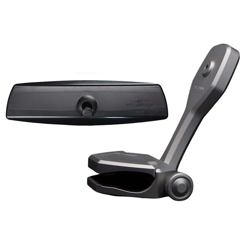 PTM Watersports Mirror/Bracket Kit w/VR-140 PRO Mirror & ZXR-361 (Titanium Grey)