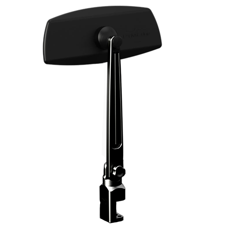 PTM Watersports Pontoon Mirror/Bracket Kit w/VR-100 Pro & PCX-200 (Black)