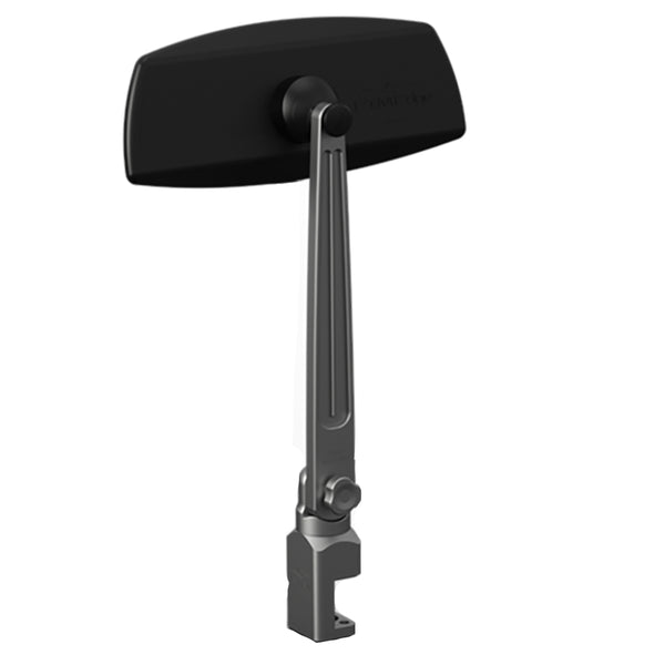 PTM Watersports Pontoon Mirror/Bracket Kit w/VR-100 Pro & PCX-200 (Titanium Grey)