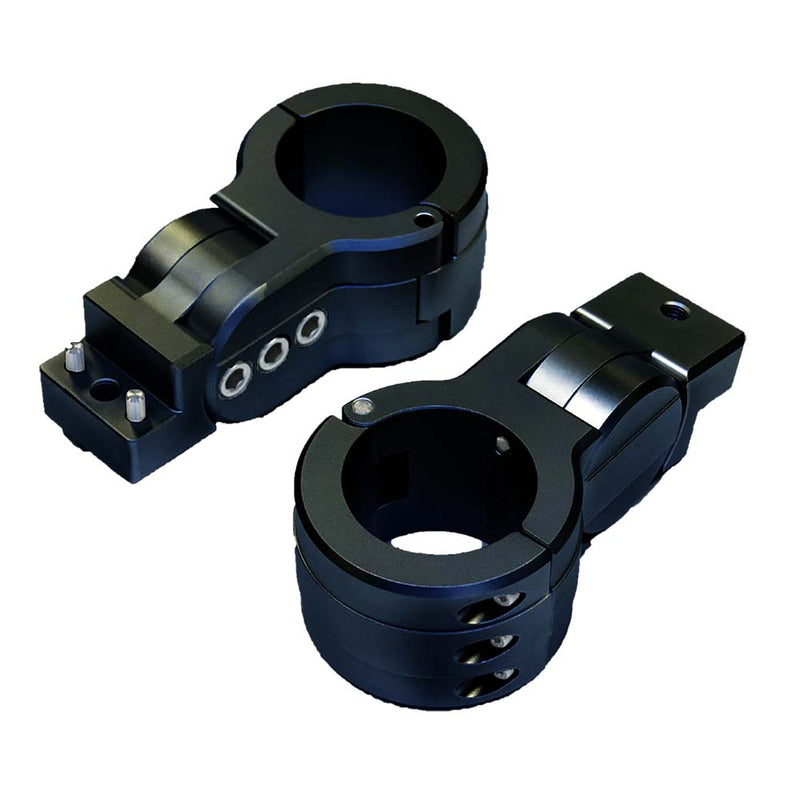 PTM Watersports Board Rack Mounts - 2.5" Pipe Clamp - Black