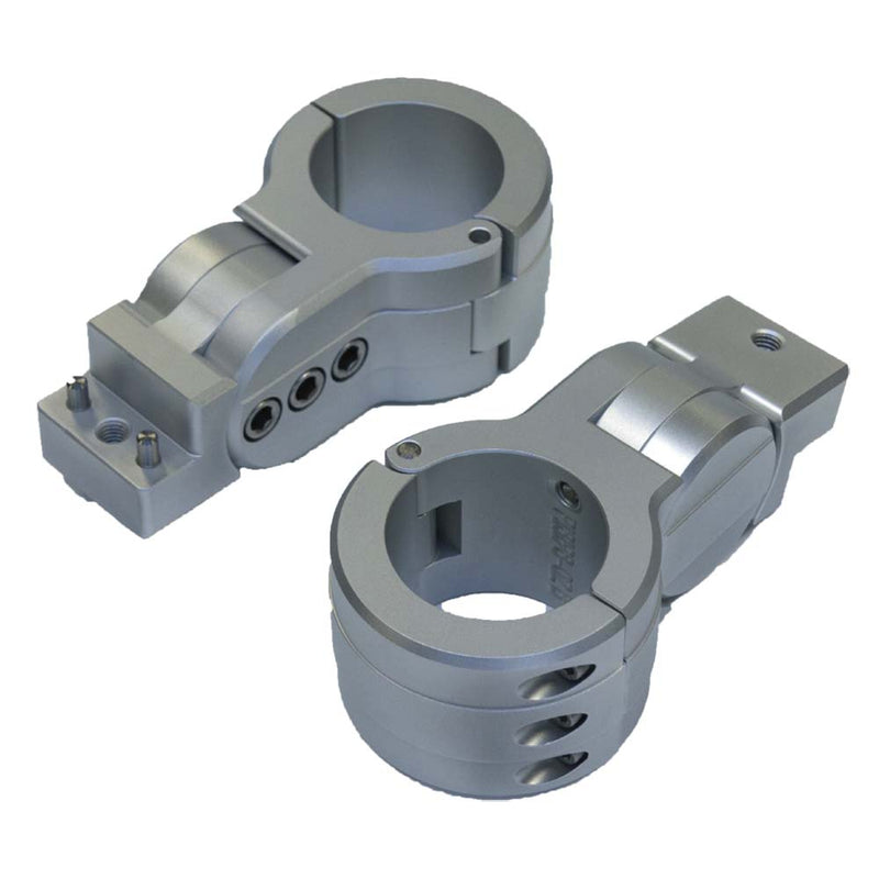 PTM Watersports Board Rack Mounts - 2.5" Pipe Clamp - Titanium Grey