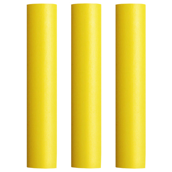 Pacer Battery Cable Heat Shrink Tubing - 1" x 12" - Yellow (3-Pieces)