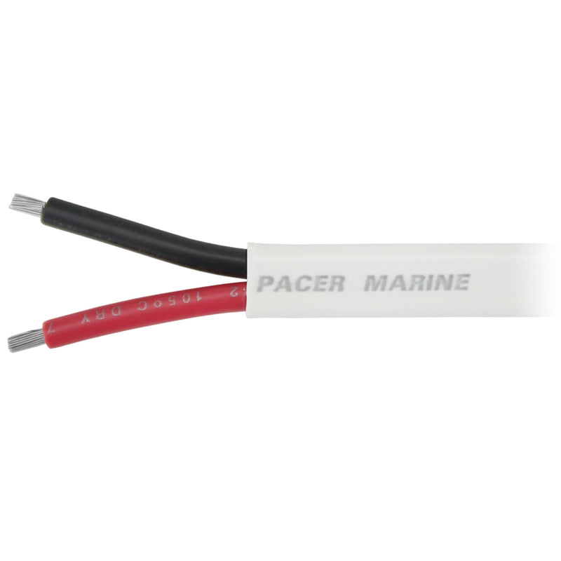 Pacer 6/2 AWG Duplex Cable - Flat Cable - Red/Black - 500'
