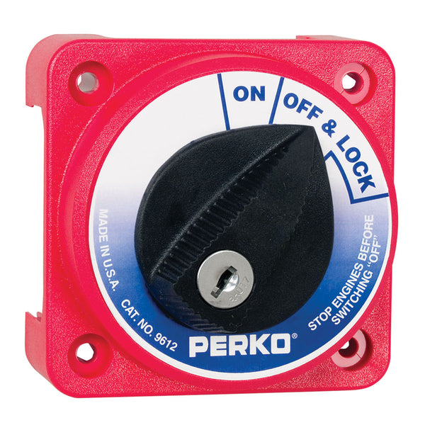 9612DP Compact Medium Duty Main Battery Disconnect Switch w/Key Lock
