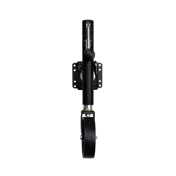 Powerwinch Select Series Jack - 1500lb, Weld-On, Single Wheel, Carbon Black